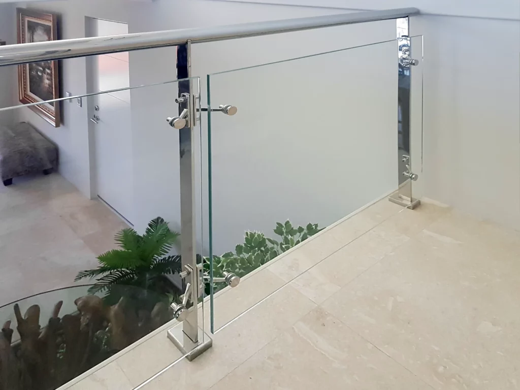 Stainless Steel and Glass Balustrade with Spider Fitting